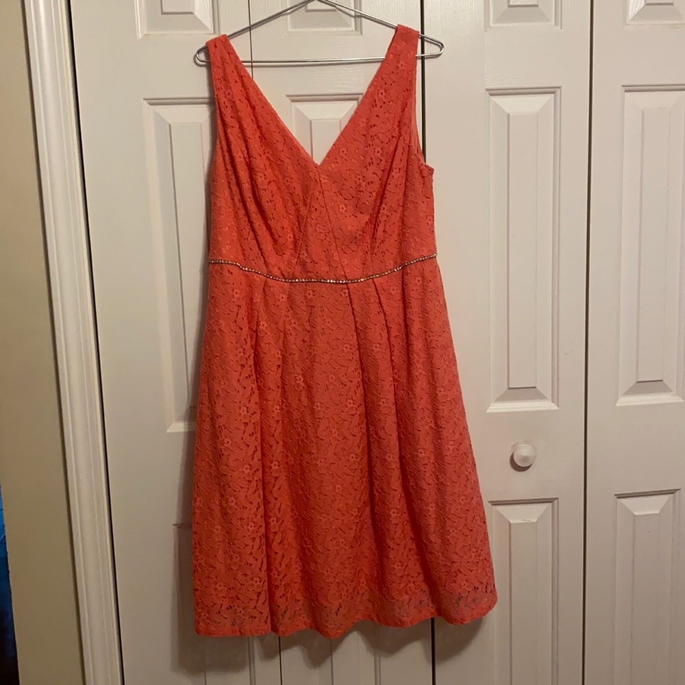 Lace, lined dress